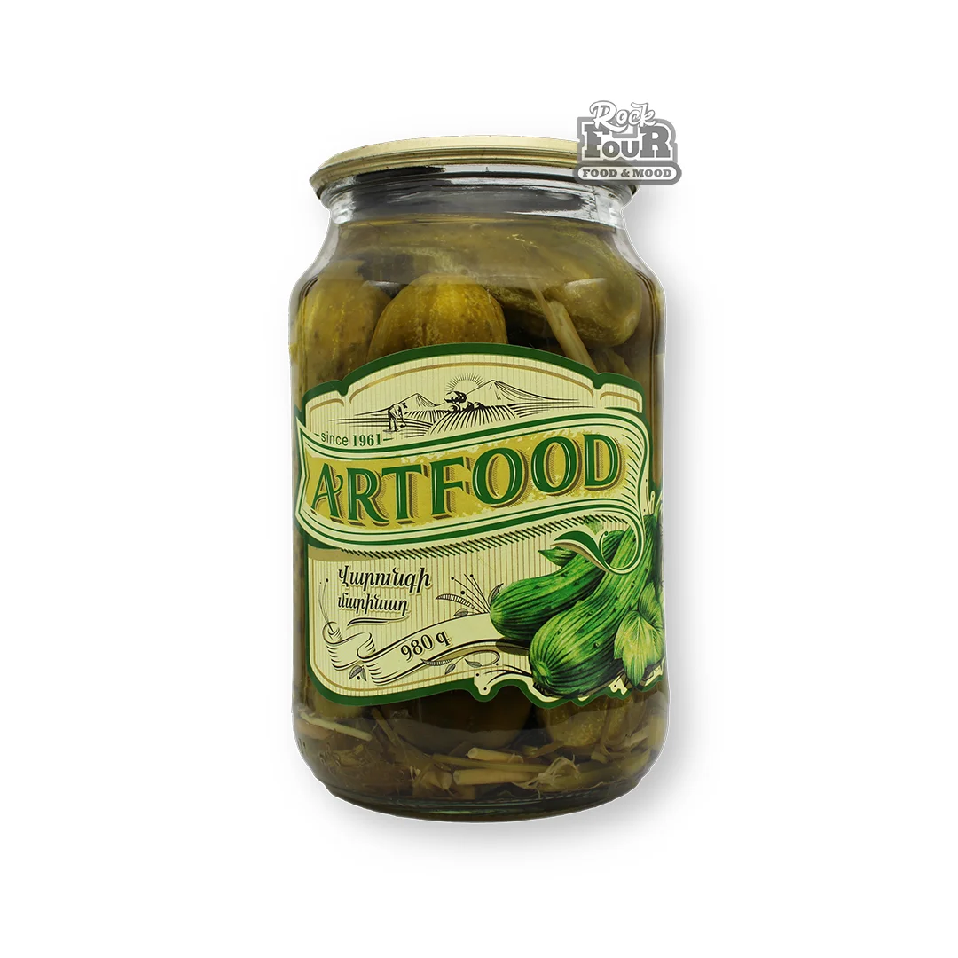 Pickled cucumbers "Artfood" 980g
